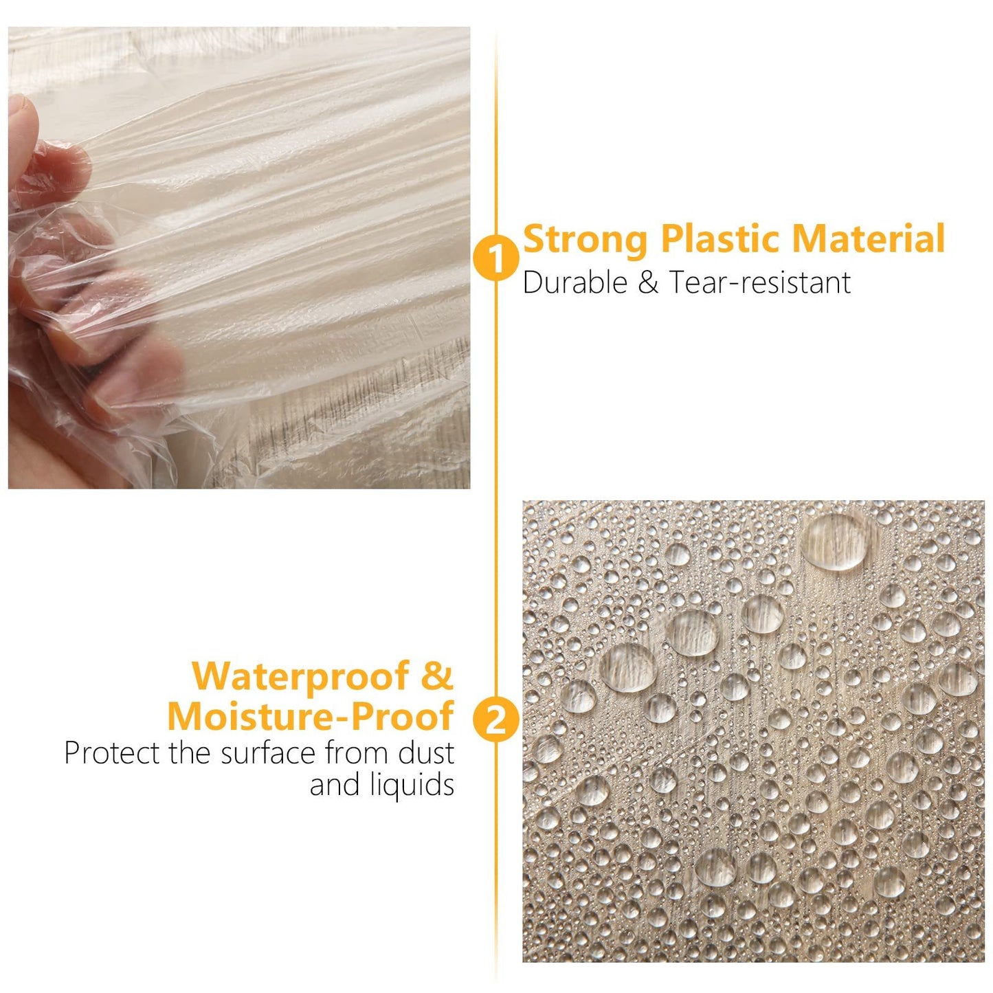 4pcs Dustproof Film 2mX25m