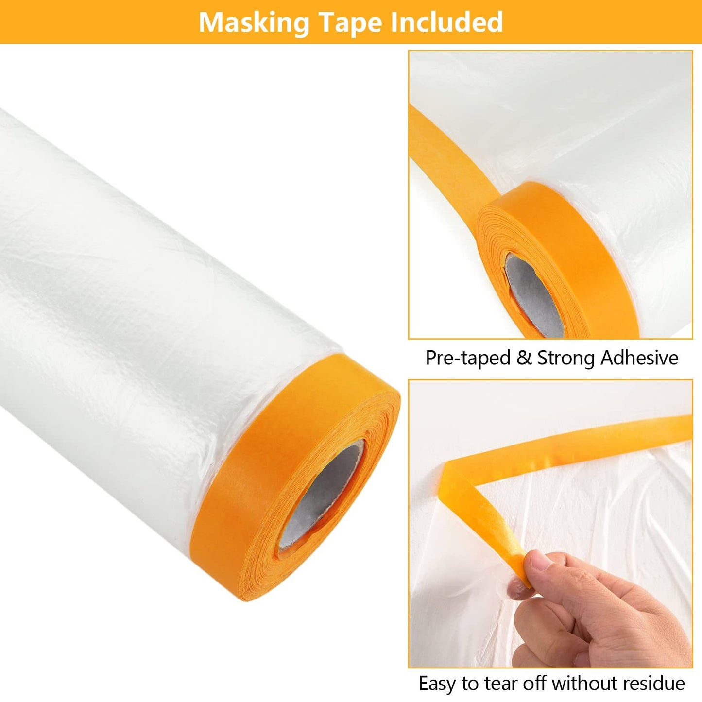 4pcs Dustproof Film 2mX25m