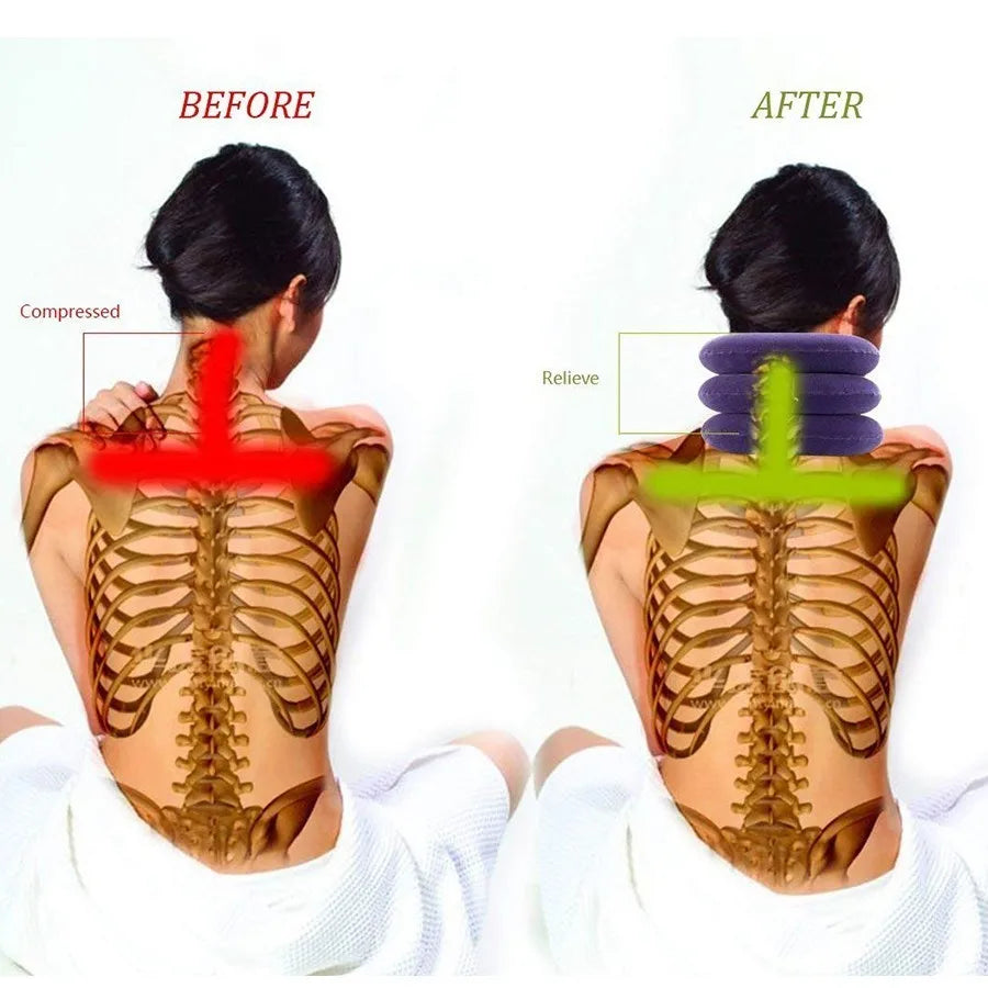 1Pcs Inflate Cervical Neck Traction Device Medical Necks Massage Support Brace Posture Corrector Pain Relief Correction Pillow