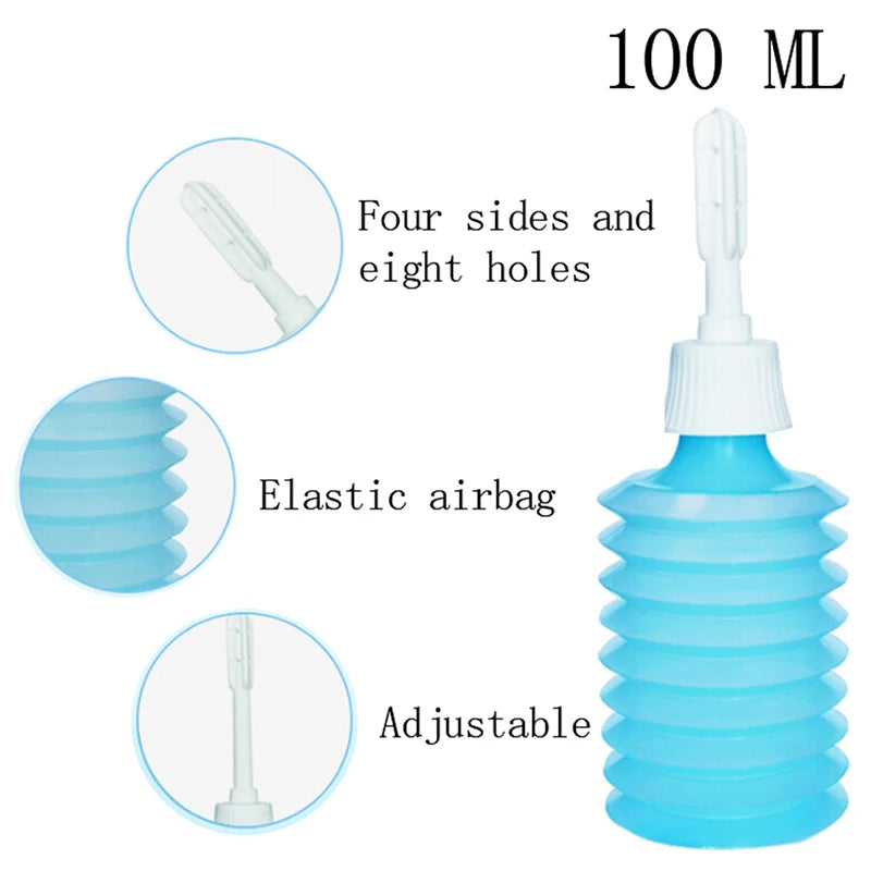 1PC Enema Rectal Syringe Vaginal Rinse Plug Anal Vaginal Shower Cleaner Sprayer Disposable Medical Anal Cleaner Adult Anal Toy