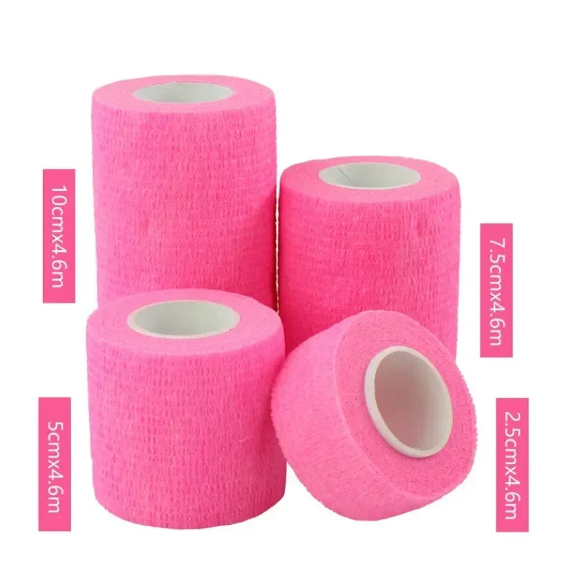 1Pc Bandage Waterproof Medical Therapy Self Adhesive Sports Muscle Tape Finger Joints Wrap First Aid Kit Pet Elastic Bandage
