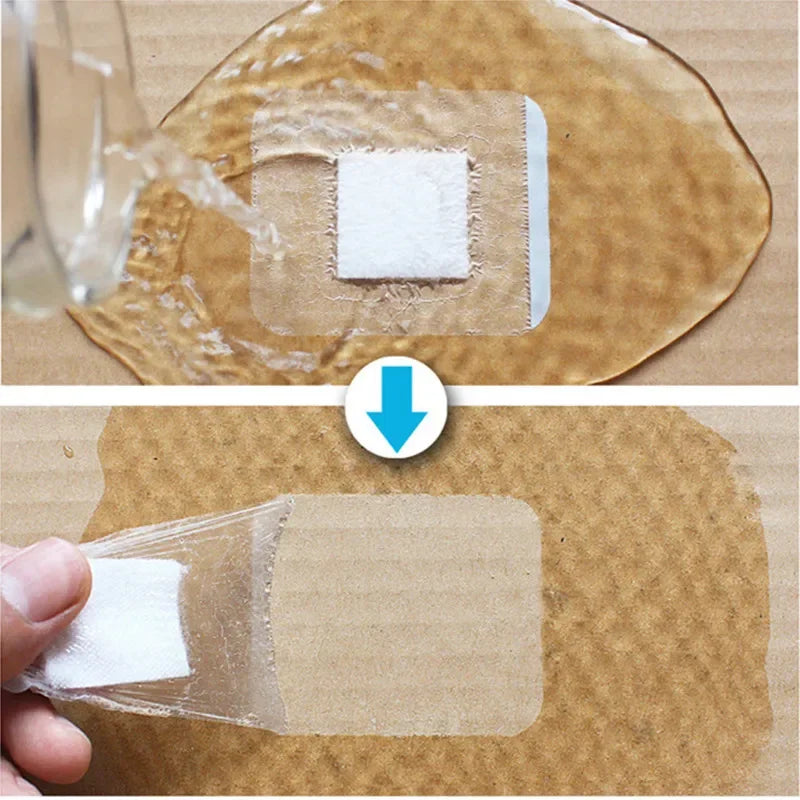 10Pcs Medical Transparent Tape Adhesive Plaster Breathable Waterproof Medicinal Wound Dressing Bandage 6x7cm 6x10cm