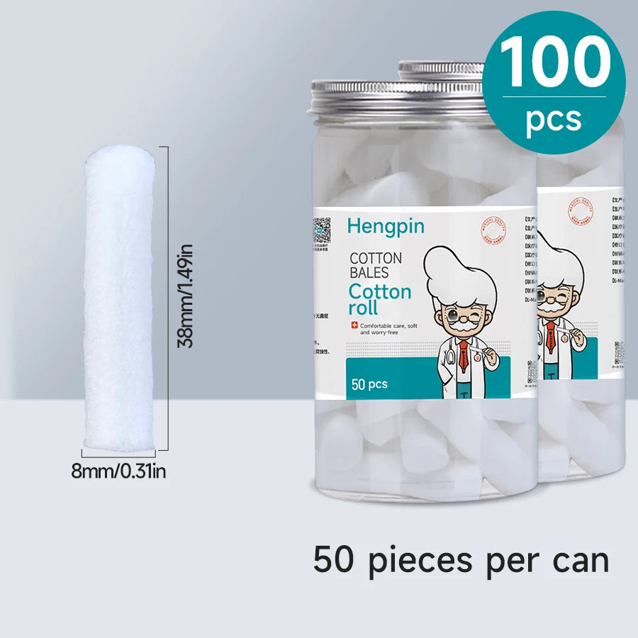 Medical Cotton Rolls Adults Children Nosebleeds Hypoallergenic Cotton Balls Swabs For Relieving Nasal Congestion Nasal Mucus
