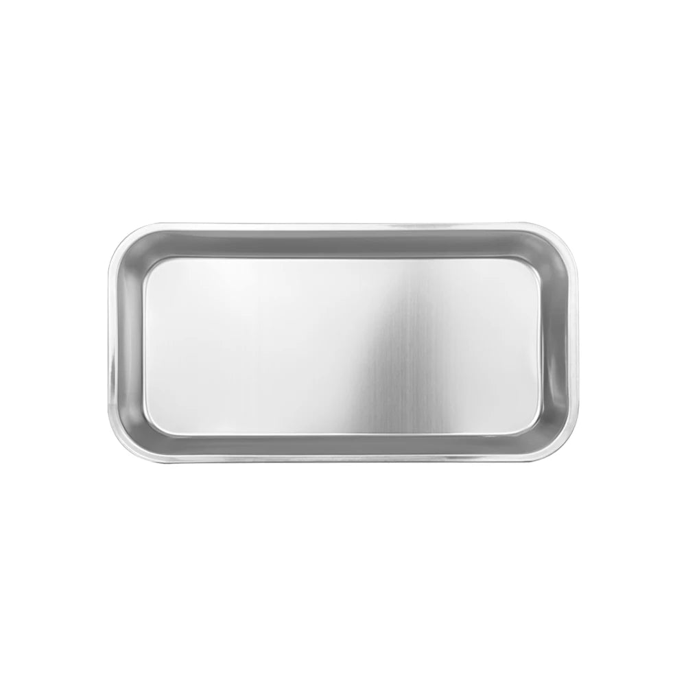 1pcs Stainless Steel Medical Plate Disinfection Eyebrow Lip Makeup Body Art Dental Tattoo Accessories Surgical Square tray