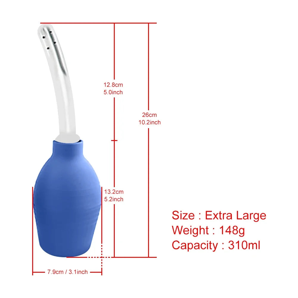 Anal Irrigator Enema Shower Kit Rectal Colon Irrigation Anus Cleaner Tip Nozzle Medical Materials Anal Wash for Women/Men