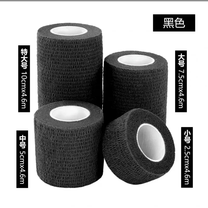 1Pc Bandage Waterproof Medical Therapy Self Adhesive Sports Muscle Tape Finger Joints Wrap First Aid Kit Pet Elastic Bandage