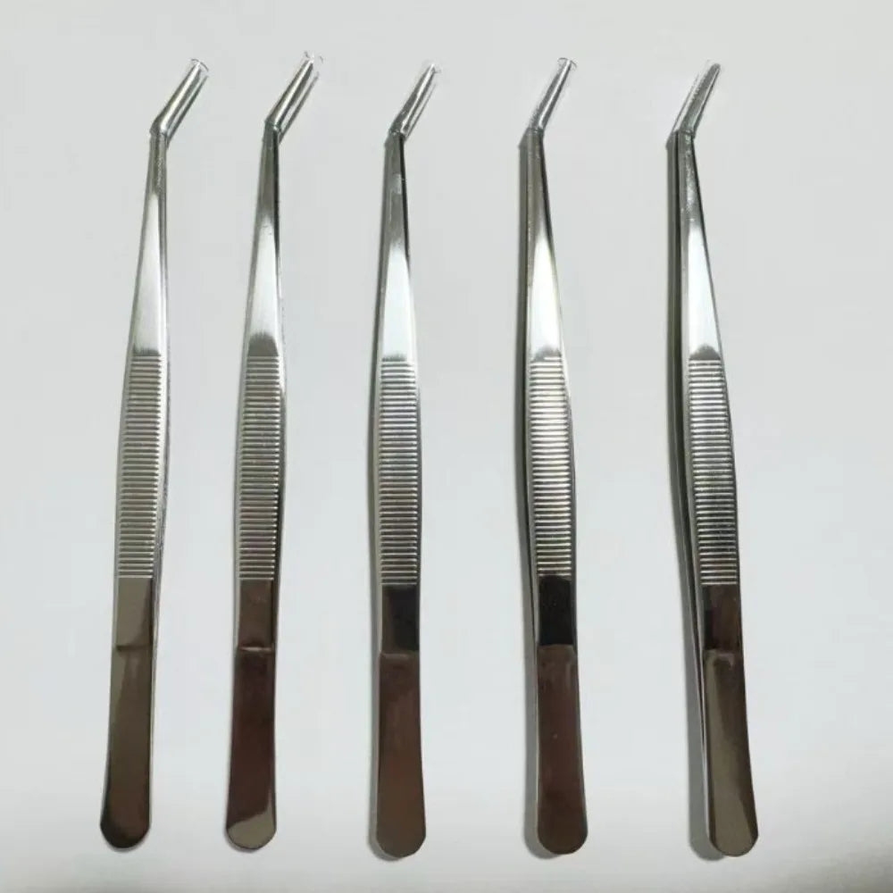 5 Pieces/Set of Dental High-quality Stainless Steel Tweezers Medical-grade Dental Care Tool Multifunctional Tweezers