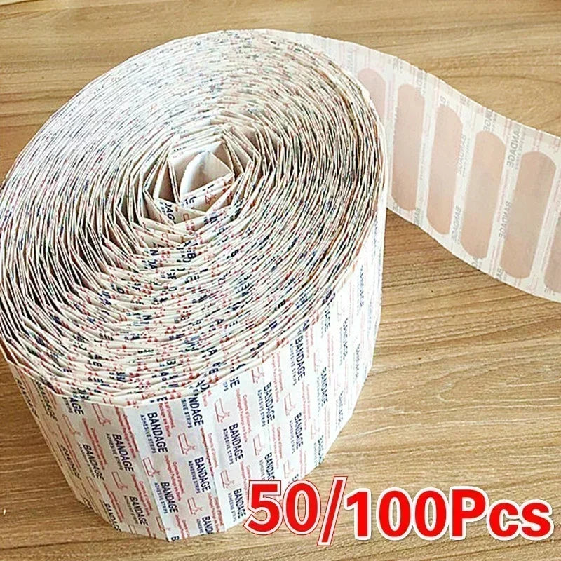 Band-Aids Cushion Adhesive Wound Hemostasis Waterproof Breathable Plaster Sticker Band First Aid Bandage Medical Gauze