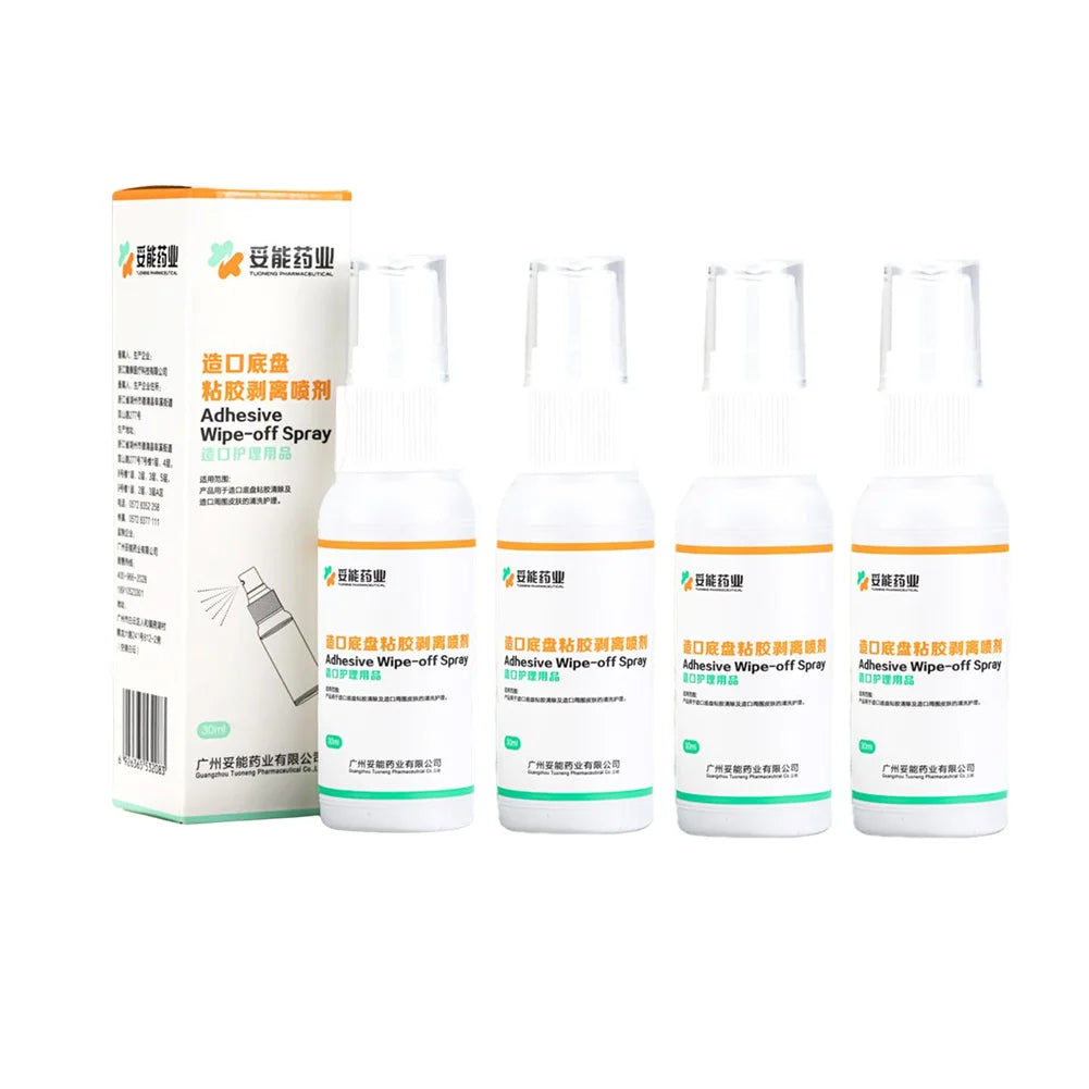 Colostomy Adhesive Wipe-Off Spray Medical Adhesive Remover Ostomy Bag Care Clean And Disinfect Skin Supplies