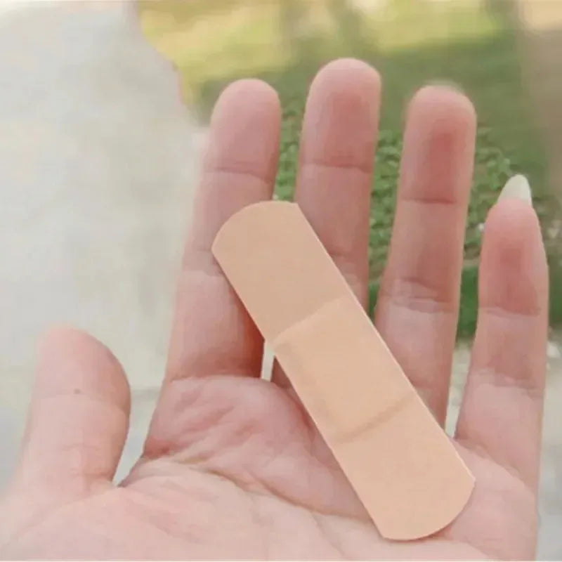 10-60pcs PE/Non-woven Band-Aid Breathable Adhesive First Aids Medical Bandages Patch Cushion Wound Hemostasis Stickers