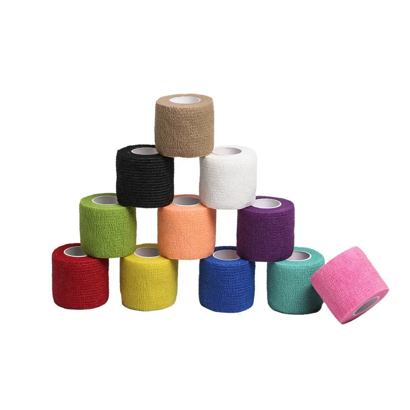 1Pc Bandage Waterproof Medical Therapy Self Adhesive Sports Muscle Tape Finger Joints Wrap First Aid Kit Pet Elastic Bandage