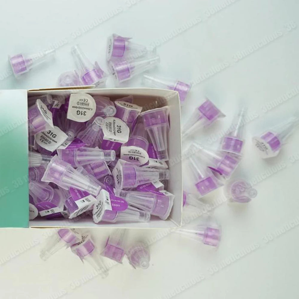 10-100Pcs Insulin Cartridges For Lilly Insulin Injection Pen Individual Packaging Medical Insulin Pen Tip 31G 6mm/8mm