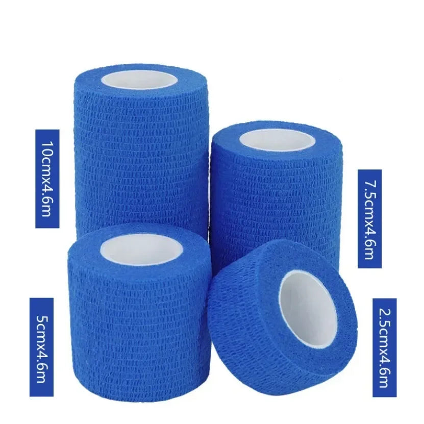1Pc Bandage Waterproof Medical Therapy Self Adhesive Sports Muscle Tape Finger Joints Wrap First Aid Kit Pet Elastic Bandage