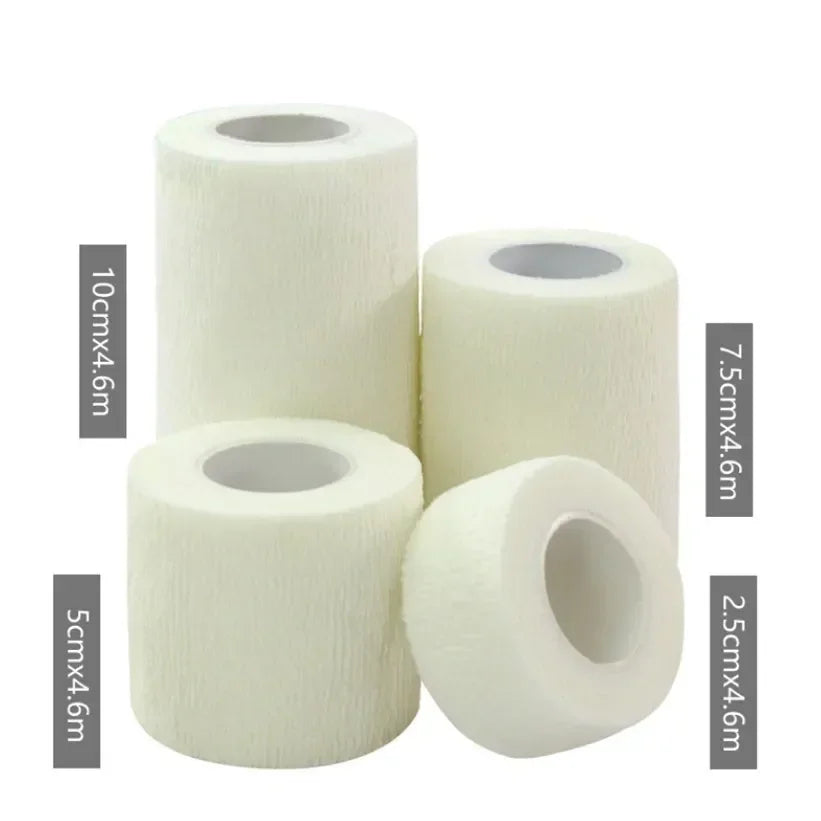 1Pc Bandage Waterproof Medical Therapy Self Adhesive Sports Muscle Tape Finger Joints Wrap First Aid Kit Pet Elastic Bandage