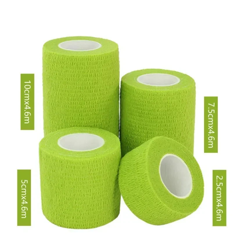 1Pc Bandage Waterproof Medical Therapy Self Adhesive Sports Muscle Tape Finger Joints Wrap First Aid Kit Pet Elastic Bandage