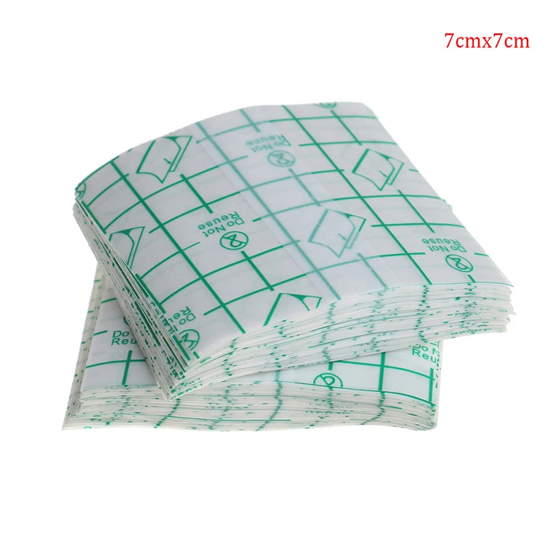 100 Pcs Medical Fixed Tape Bandage, Swimming Private Waterproof Patch,  Large Tape Breathable Tape, Catheter Fixing Pu Film