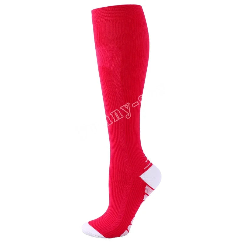 1Pair Unisex Compression Socks Golfs Sport 20-30 Mmhg Nurse Medical Nursing Varicose Veins Edema Diabetes Pregnancy Men Socks