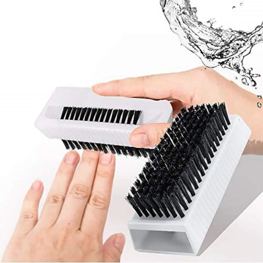 Medical Hand Sanitizer Non-Disposable Surgical Scrub Brushes Black Double-Sided Nail Brushes Stiff Bristle Fingernail Brushes