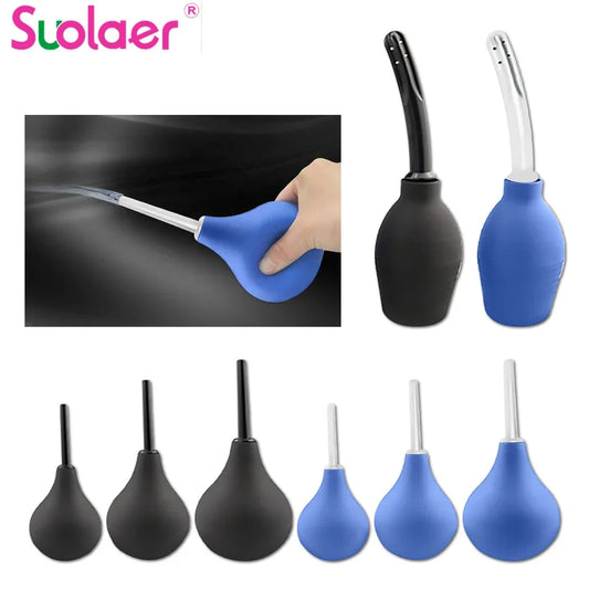 Anal Irrigator Enema Shower Kit Rectal Colon Irrigation Anus Cleaner Tip Nozzle Medical Materials Anal Wash for Women/Men