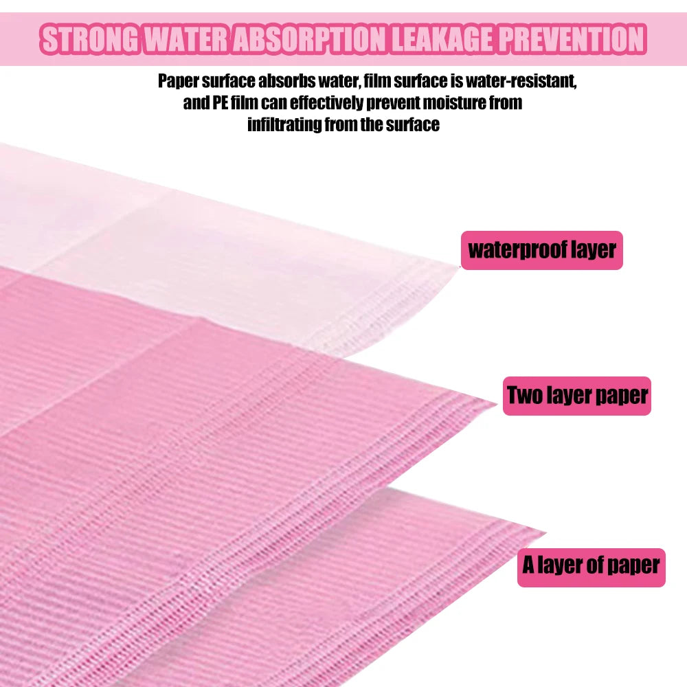 20/50pcs Disposable Tattoo Clean Pad Mat Waterproof Medical Paper Nail Art Table Pads Grafting Eyelash Tool Makeup Accessories