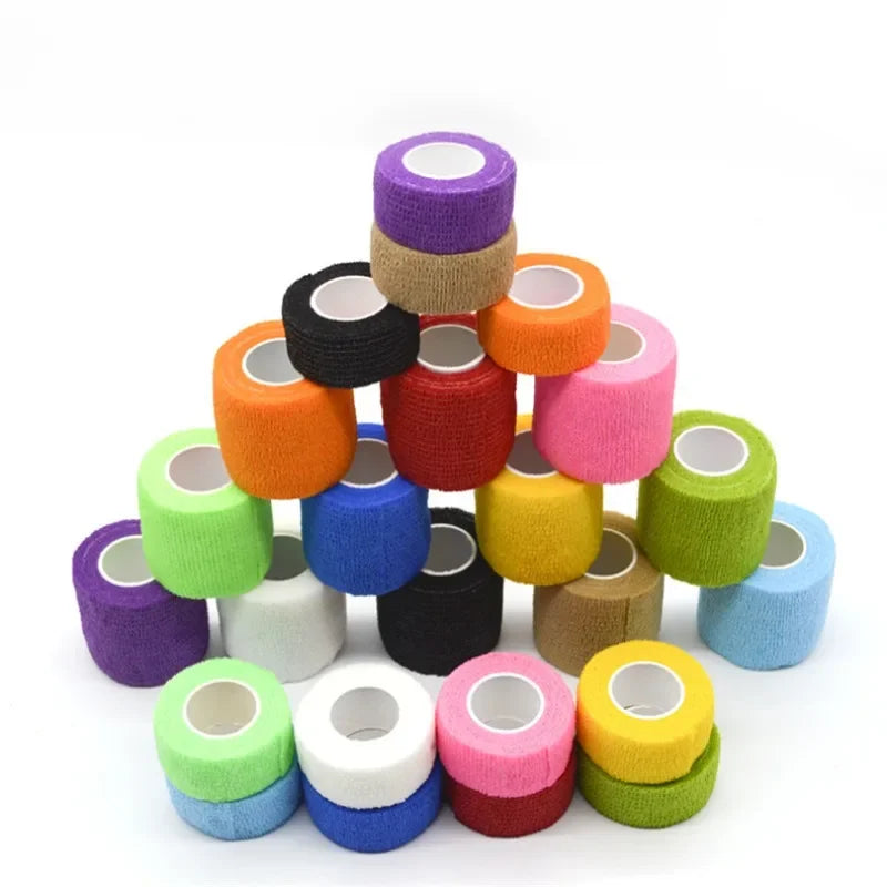 1Pc Bandage Waterproof Medical Therapy Self Adhesive Sports Muscle Tape Finger Joints Wrap First Aid Kit Pet Elastic Bandage