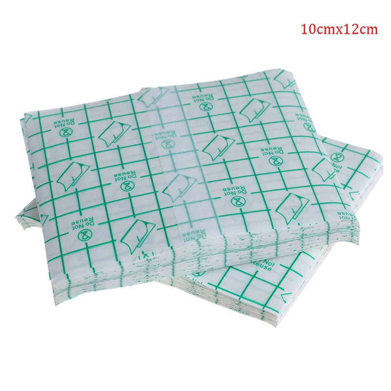 100 Pcs Medical Fixed Tape Bandage, Swimming Private Waterproof Patch,  Large Tape Breathable Tape, Catheter Fixing Pu Film