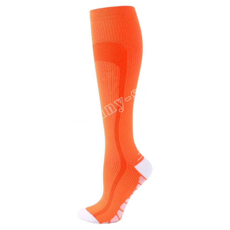 1Pair Unisex Compression Socks Golfs Sport 20-30 Mmhg Nurse Medical Nursing Varicose Veins Edema Diabetes Pregnancy Men Socks