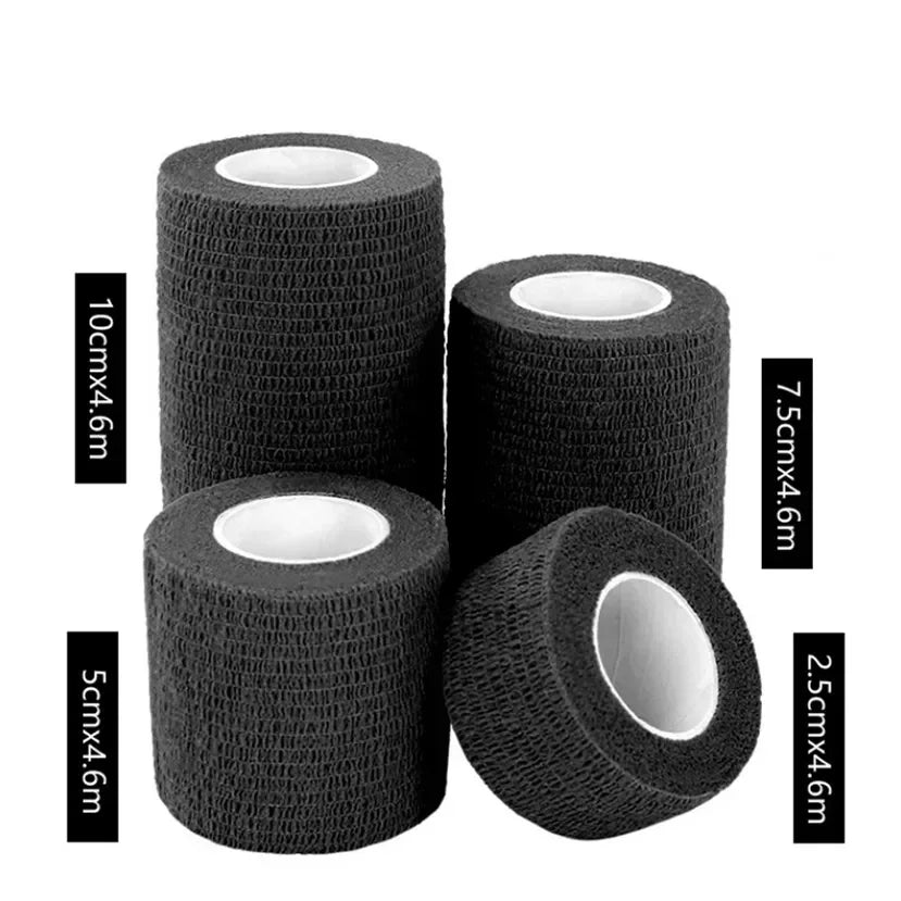 1Pc Bandage Waterproof Medical Therapy Self Adhesive Sports Muscle Tape Finger Joints Wrap First Aid Kit Pet Elastic Bandage