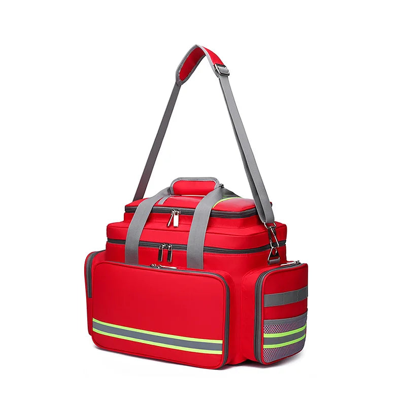 First Aid Medical Bag Outdoor Emergency Rescue Large Capacity Bag Empty Waterproof Reflective Oxford Multi-pocket Travel Bags