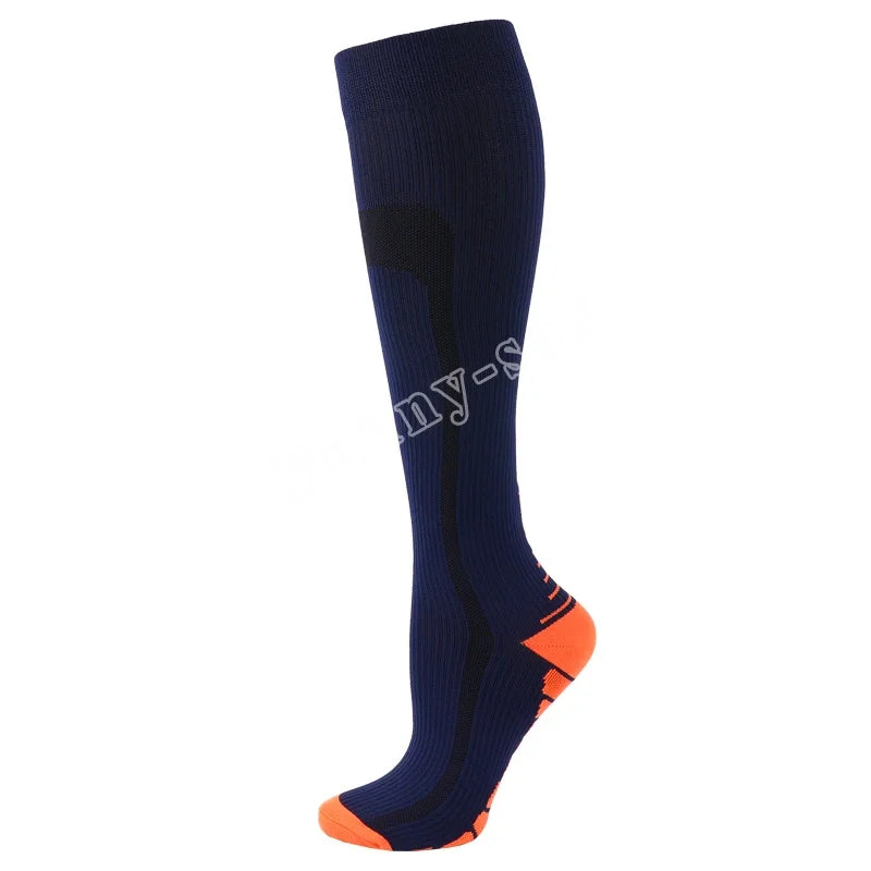 1Pair Unisex Compression Socks Golfs Sport 20-30 Mmhg Nurse Medical Nursing Varicose Veins Edema Diabetes Pregnancy Men Socks