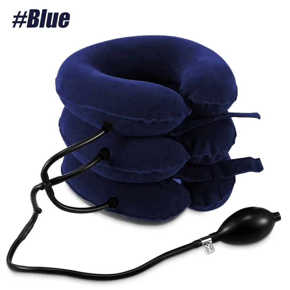 1Pcs Inflate Cervical Neck Traction Device Medical Necks Massage Support Brace Posture Corrector Pain Relief Correction Pillow