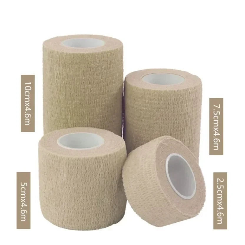 1Pc Bandage Waterproof Medical Therapy Self Adhesive Sports Muscle Tape Finger Joints Wrap First Aid Kit Pet Elastic Bandage