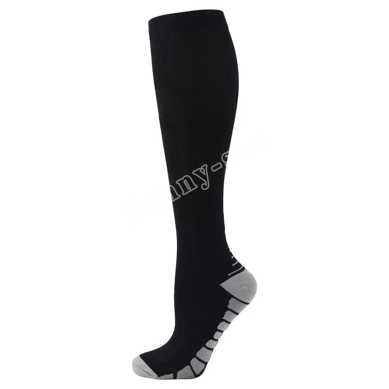 1Pair Unisex Compression Socks Golfs Sport 20-30 Mmhg Nurse Medical Nursing Varicose Veins Edema Diabetes Pregnancy Men Socks