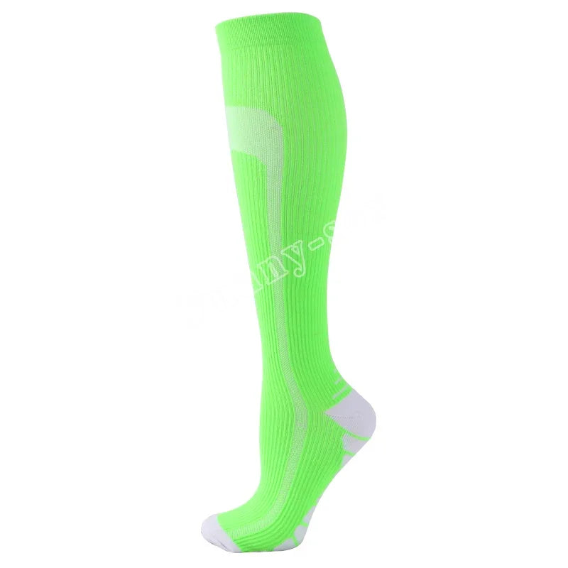 1Pair Unisex Compression Socks Golfs Sport 20-30 Mmhg Nurse Medical Nursing Varicose Veins Edema Diabetes Pregnancy Men Socks