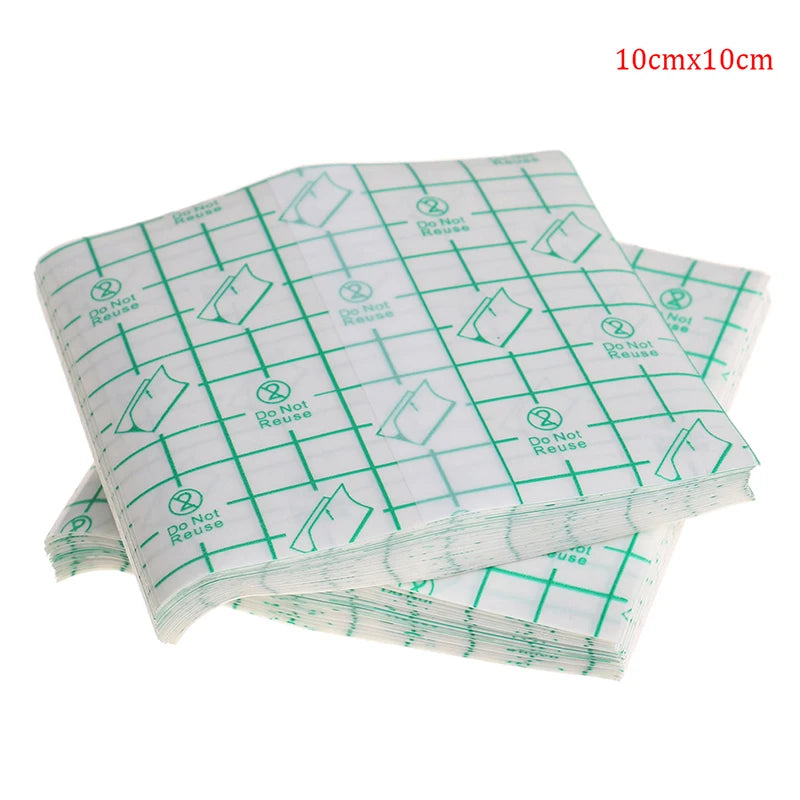 100 Pcs Medical Fixed Tape Bandage, Swimming Private Waterproof Patch,  Large Tape Breathable Tape, Catheter Fixing Pu Film