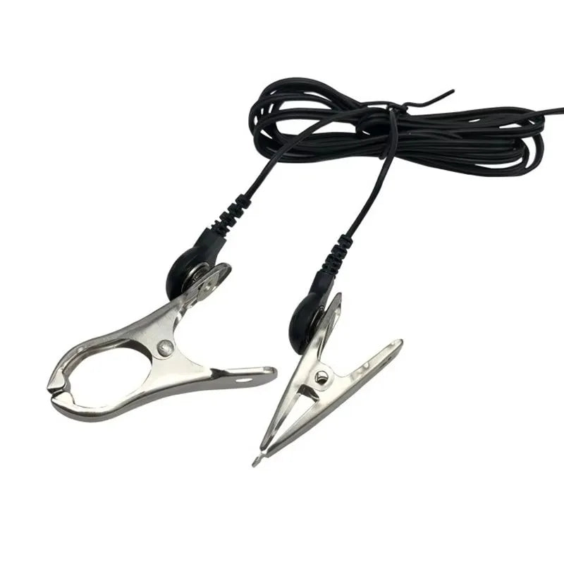 Metal Electric Shock Nipple Clip Breast Massager Female Nipple Stimulator Adult Toy Adult Games Medical Supplie SM Bondage Slave