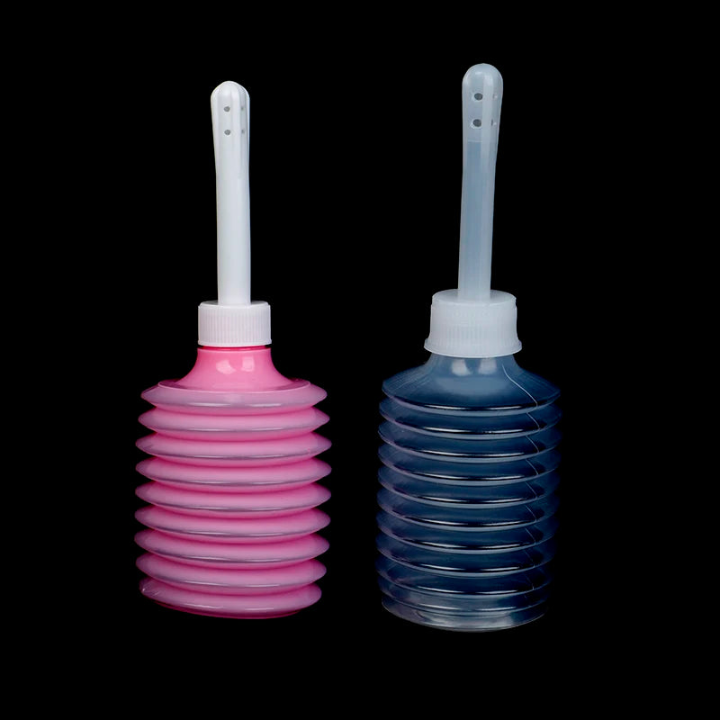 1Pcs 200ml Disposable Medical Vaginal Irrigator Retractable Vagina Anal Douche Feminine Hygiene Enema Cleaner PVC Rectal Syringe