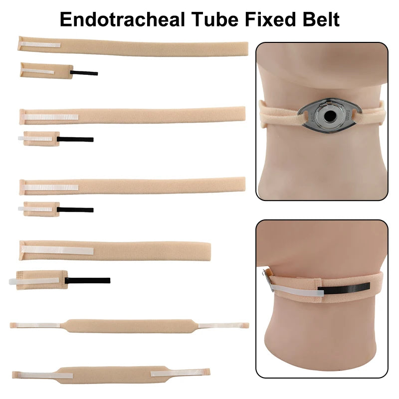 Nude Neck Support Endotracheal Tube Fixation Device Strap Tracheostomy Fixed Belt Holder Medical Tracheal Catheter