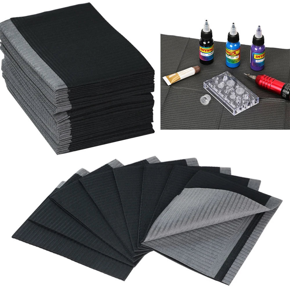 20/50pcs Disposable Tattoo Clean Pad Mat Waterproof Medical Paper Nail Art Table Pads Grafting Eyelash Tool Makeup Accessories