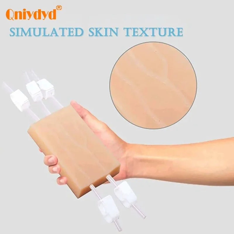 1PC Silicone Injection Practice Pad Blood Recovery Kit Medical Student Nurse Blood Collection Puncture Training Pad Model