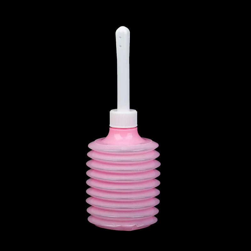 1Pcs 200ml Disposable Medical Vaginal Irrigator Retractable Vagina Anal Douche Feminine Hygiene Enema Cleaner PVC Rectal Syringe