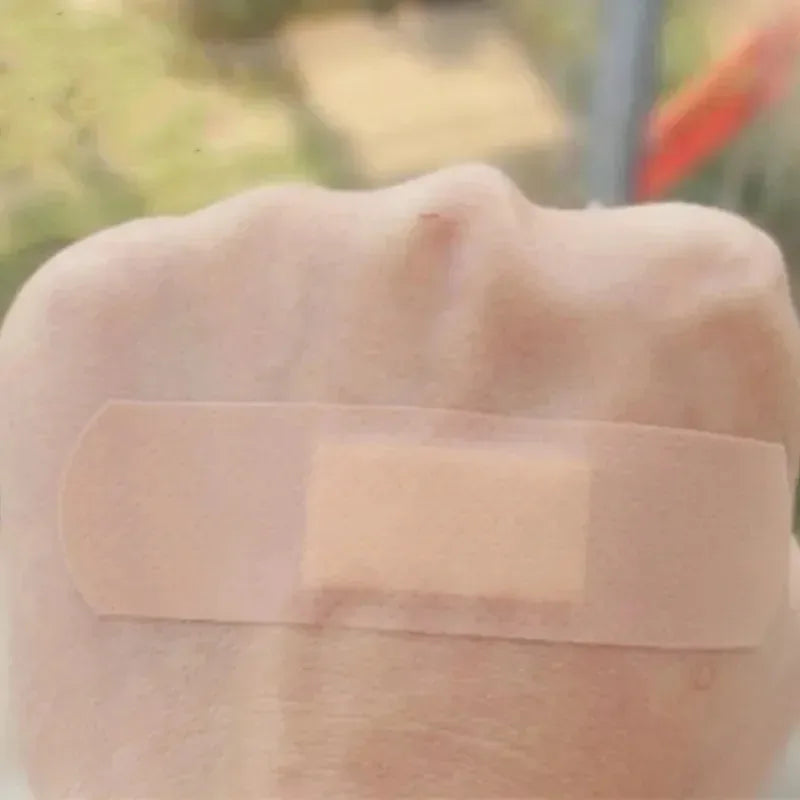 10-60pcs PE/Non-woven Band-Aid Breathable Adhesive First Aids Medical Bandages Patch Cushion Wound Hemostasis Stickers