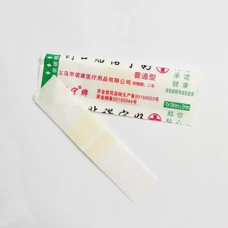 50pcs Waterproof First Aid Woundplast Breathable Medical Adhesive Bandage Surgical Tape Wound Dressing Sticking