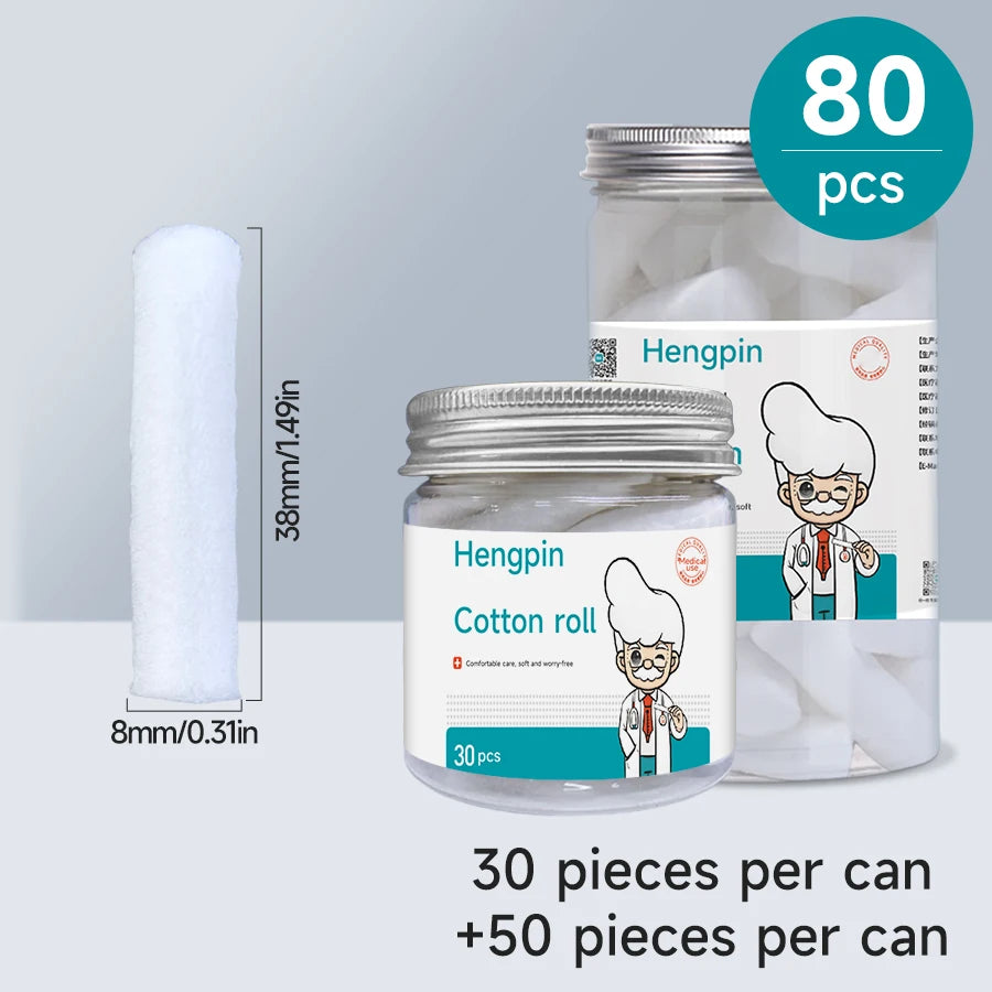 Medical Cotton Rolls Adults Children Nosebleeds Hypoallergenic Cotton Balls Swabs For Relieving Nasal Congestion Nasal Mucus