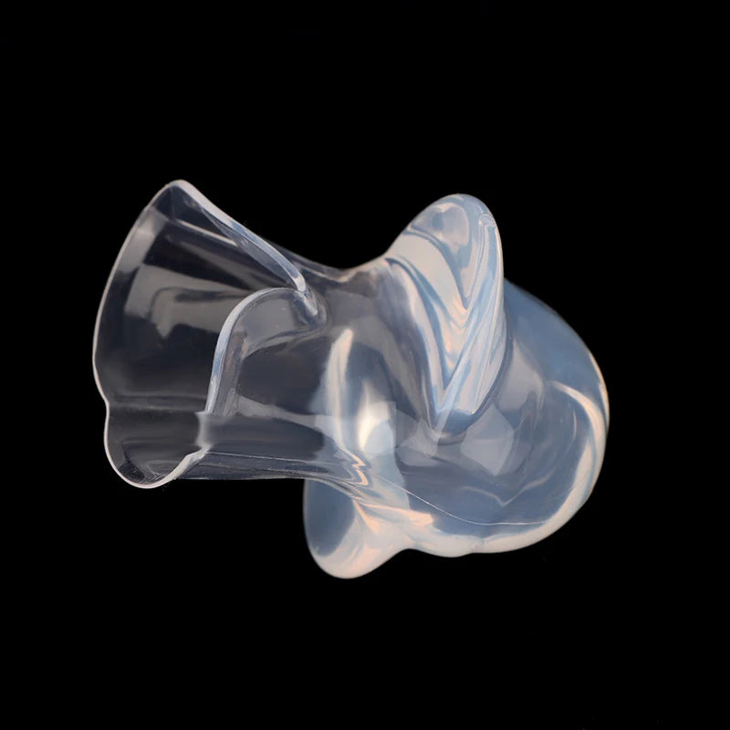 1PC Medical Silicone Anti Snoring Device Apnea Aid Snoring Tongue Retainer Anti Snoring Mouthpiece