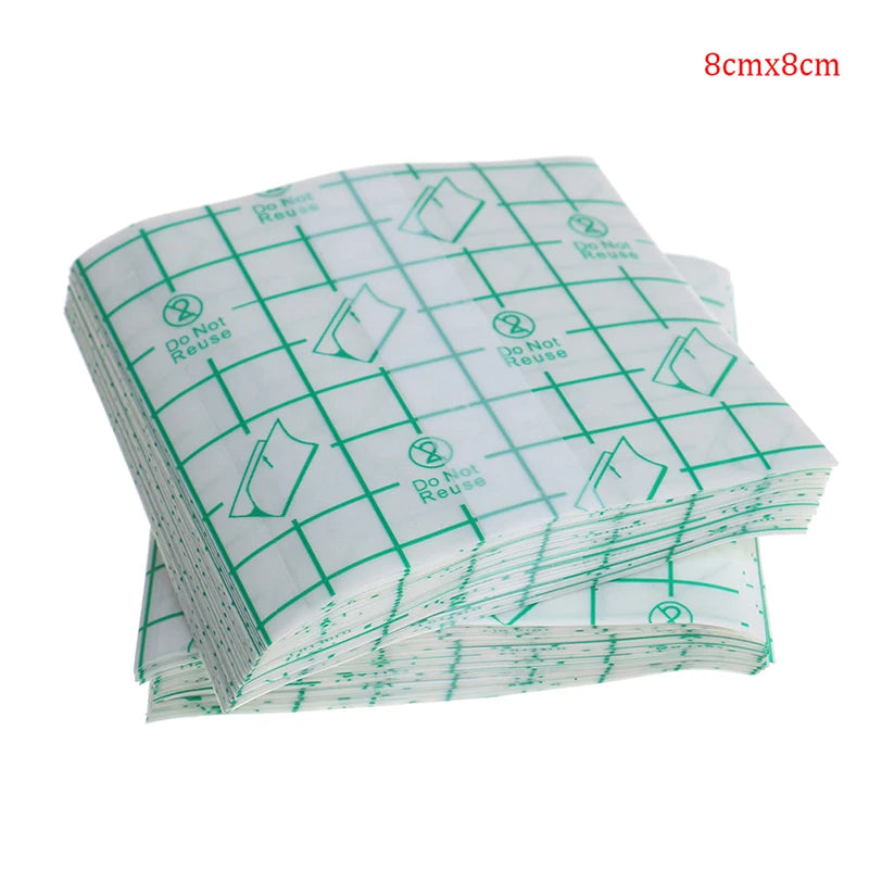 100 Pcs Medical Fixed Tape Bandage, Swimming Private Waterproof Patch,  Large Tape Breathable Tape, Catheter Fixing Pu Film