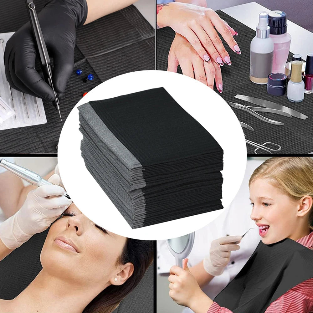 20/50pcs Disposable Tattoo Clean Pad Mat Waterproof Medical Paper Nail Art Table Pads Grafting Eyelash Tool Makeup Accessories