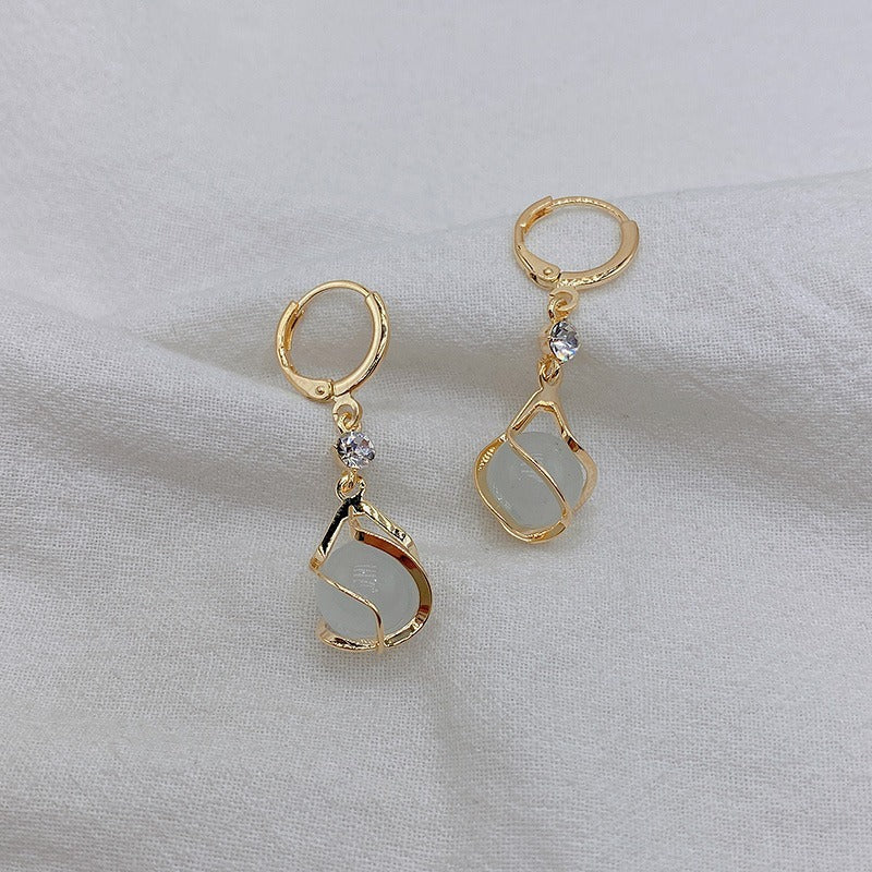 Cat's Eye Earrings Women's Fashion