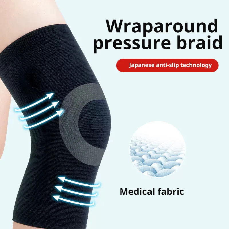 Black Thin Knee Support Knee Pads for Running Medical Knee Pads Tear Arthritis Joint Pain Relief prevention of muscle injur