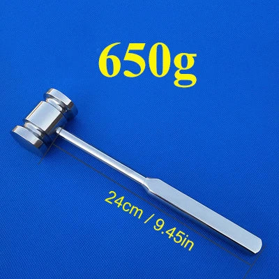 Double-headed Bone Hammer Dental Implant Bone Crushing Lifting Tools Medical Orthopedic Bone Hammer Veterinary Equipment